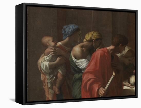 Extreme Unction, from the 'Seven Sacraments', 1638-40-Nicolas Poussin-Framed Stretched Canvas