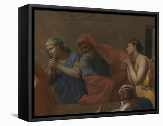 Extreme Unction, from the 'Seven Sacraments', 1638-40-Nicolas Poussin-Framed Stretched Canvas