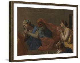 Extreme Unction, from the 'Seven Sacraments', 1638-40-Nicolas Poussin-Framed Giclee Print