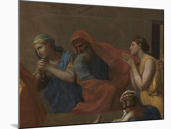 Extreme Unction, from the 'Seven Sacraments', 1638-40-Nicolas Poussin-Mounted Giclee Print