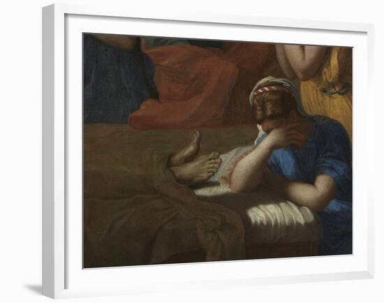 Extreme Unction, from the 'Seven Sacraments', 1638-40-Nicolas Poussin-Framed Giclee Print