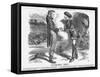 Extremes Meet, 1863-John Tenniel-Framed Stretched Canvas