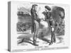 Extremes Meet, 1863-John Tenniel-Stretched Canvas