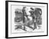 Extremes Meet, 1863-John Tenniel-Framed Giclee Print