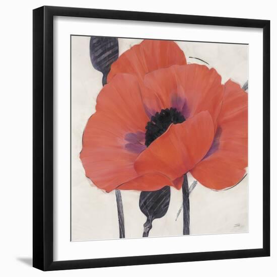 Exuberant Poppy-Ivo Stoyanov-Framed Art Print