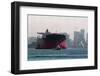 Exxon Mediterranean Departing San Diego Bay-Paul Richards-Framed Photographic Print