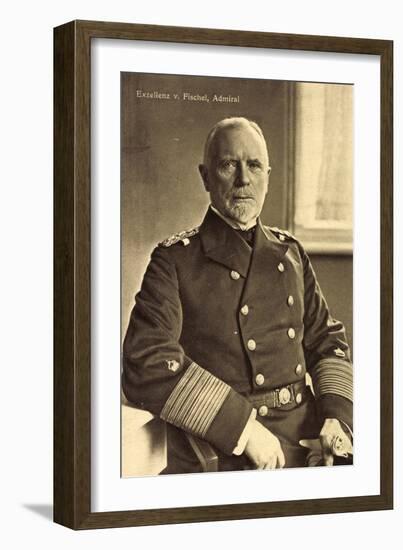 Exzellenz Admiral Max Von Fischel, Marineoffizier-null-Framed Giclee Print