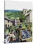 Eyam-English School-Stretched Canvas