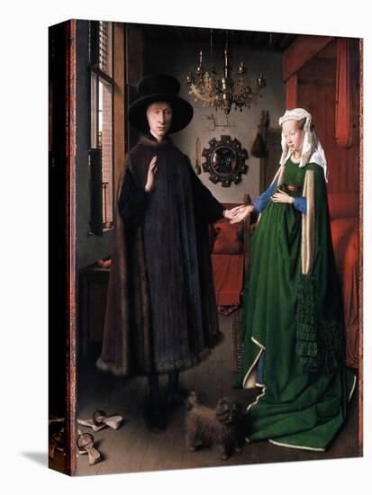 Eyck: Arnolfini Marriage-Jan van Eyck-Stretched Canvas