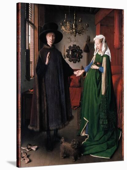 Eyck: Arnolfini Marriage-Jan van Eyck-Stretched Canvas