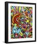 Eye 2-Abstract Graffiti-Framed Giclee Print