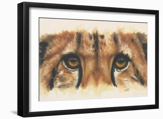 Eye-Catching Cheetah-Barbara Keith-Framed Premium Giclee Print