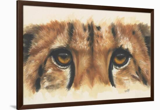 Eye-Catching Cheetah-Barbara Keith-Framed Giclee Print