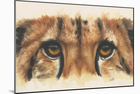 Eye-Catching Cheetah-Barbara Keith-Mounted Giclee Print