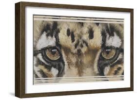 Eye-Catching Clouded Leopard-Barbara Keith-Framed Giclee Print