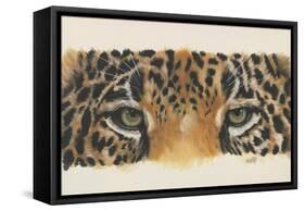 Eye-Catching Jaguar-Barbara Keith-Framed Stretched Canvas