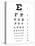 Eye Chart 10-Line Reference Poster-null-Stretched Canvas