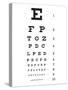 Eye Chart 10-Line Reference Poster-null-Stretched Canvas