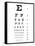 Eye Chart 10-Line Reference Poster-null-Framed Stretched Canvas