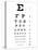 Eye Chart 10-Line Reference Poster-null-Stretched Canvas