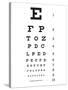 Eye Chart 10-Line Reference Poster-null-Stretched Canvas