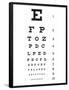 Eye Chart 10-Line Reference Poster-null-Framed Poster