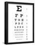 Eye Chart 10-Line Reference Poster-null-Framed Poster