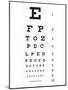 Eye Chart 10-Line Reference Poster-null-Mounted Poster