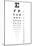 Eye Chart 16-Line Reference Poster-null-Mounted Poster