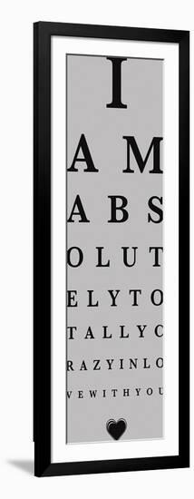 Eye Chart I-The Vintage Collection-Framed Giclee Print