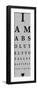 Eye Chart I-The Vintage Collection-Framed Giclee Print