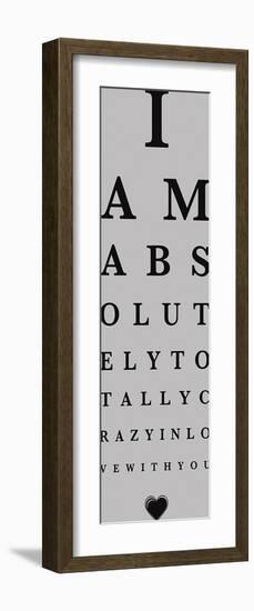 Eye Chart I-The Vintage Collection-Framed Giclee Print