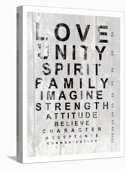 Eye Chart I-Andrea James-Stretched Canvas