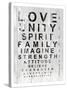 Eye Chart I-Andrea James-Stretched Canvas