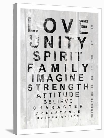 Eye Chart I-Andrea James-Stretched Canvas