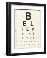 Eye Chart I-Jess Aiken-Framed Art Print