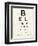 Eye Chart I-Jess Aiken-Framed Art Print