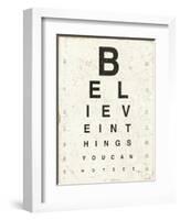 Eye Chart I-Jess Aiken-Framed Art Print