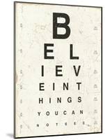 Eye Chart I-Jess Aiken-Mounted Art Print