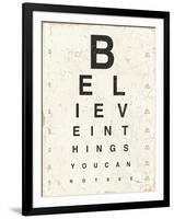 Eye Chart I-Jess Aiken-Framed Art Print