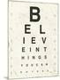 Eye Chart I-Jess Aiken-Mounted Art Print