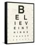 Eye Chart I-Jess Aiken-Framed Stretched Canvas