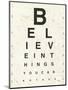 Eye Chart I-Jess Aiken-Mounted Art Print