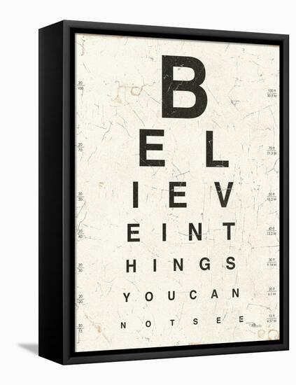 Eye Chart I-Jess Aiken-Framed Stretched Canvas