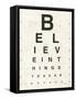 Eye Chart I-Jess Aiken-Framed Stretched Canvas