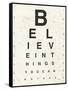 Eye Chart I-Jess Aiken-Framed Stretched Canvas