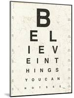 Eye Chart I-Jess Aiken-Mounted Art Print