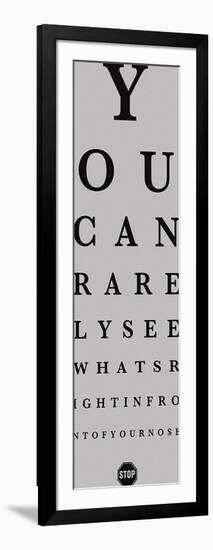 Eye Chart II-The Vintage Collection-Framed Giclee Print