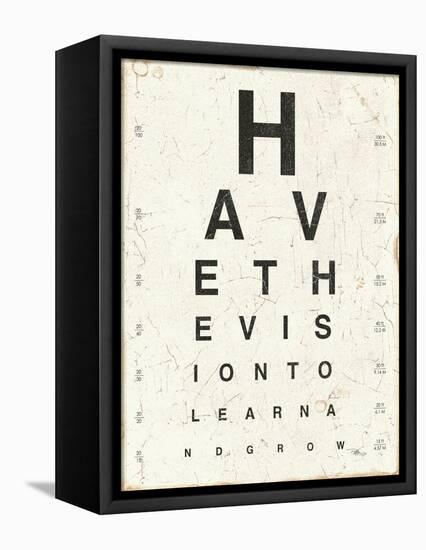 Eye Chart II-Jess Aiken-Framed Stretched Canvas