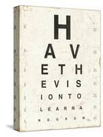 Eye Chart II-Jess Aiken-Stretched Canvas